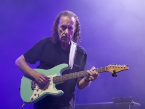 WROCLAW, POLAND - MAY 1, 2016: Scott Henderson during concert Guitar Guinness World Record