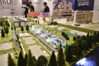 WROCLAW, POLAND - FEBRUARY 4, 2017: The fifth edition of Housing Fair New House New Flat. Miniature