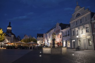 COTTBUS, GERMANY - AUGUST 13, 2016: The historic part of town (Alt Markt). Cottbus is a university
