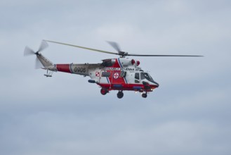 GDYNIA, POLAND - AUGUST 12, 2017: Group W3 Anakonda show during the air show Aerobaltic 2017