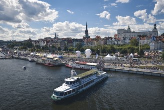 SZCZECIN, POLAND - AUGUST 5, 2017: The Final of The Tall Ships Races 2017 in the marine