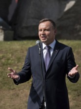 LUBIN, POLAND - AUGUST 31, 2017: Celebrations of the 35th anniversary of the Lubin Crime and the