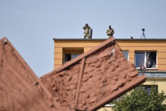 LUBIN, POLAND - AUGUST 31, 2017: Celebrations of the 35th anniversary of the Lubin Crime and the