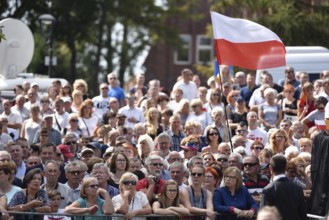 LUBIN, POLAND - AUGUST 31, 2017: Celebrations of the 35th anniversary of the Lubin Crime and the