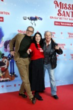Götz Otto, Malwanne and Michael Mendl at a special screening of MISSION SANTA - AN ELF SAVES