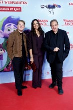 Julius Weckauf, Bettina Zimmermann and Oliver Kalkofe at a special screening of MISSION SANTA - AN