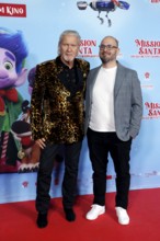 Johnny Logan and director Damjan Mitrevski at a special screening of MISSION SANTA - AN ELF SAVES