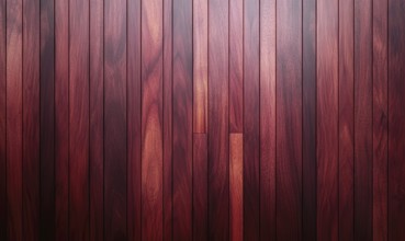 Vertical wooden planks with a reddish-brown color and natural texture AI generated