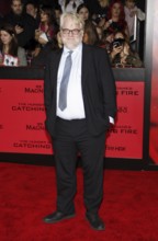 Philip Seymour Hoffman at the Los Angeles premiere of 'The Hunger Games: Catching Fire' held at the