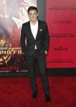 Jesse McCartney at the Los Angeles premiere of 'The Hunger Games: Catching Fire' held at the Nokia