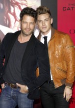 Nate Berkus and Jeremiah Brent at the Los Angeles premiere of 'The Hunger Games: Catching Fire'