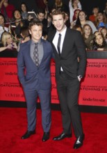 Luke Hemsworth and Liam Hemsworth at the Los Angeles premiere of 'The Hunger Games: Catching Fire'