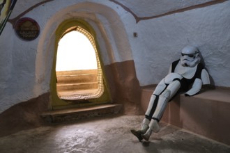 Star Wars, stormtrooper, science fiction, indoor, movie backdrop, Matmatat-ai-Quadimal, Tunisia,