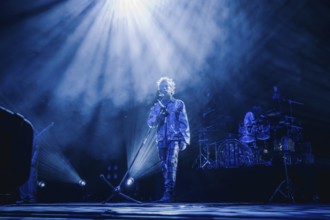 Singer Takahiro Moriuchi and drummer Tomoya Kanki from One Ok Rock live on Detox European Tour 2025