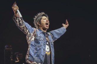 Singer Takahiro Moriuchi from One Ok Rock live on Detox European Tour 2025 in Berlin's