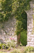 An archway at the Fisk Farm country inn in Isle LaMotte, vermont