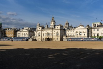 London, United Kingdom - 14 May 2025: A wide view of the iconic Horse Guards parade in London's