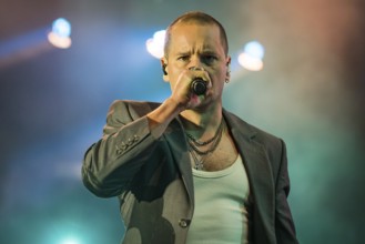 WROCLAW, POLAND - AUGUST 1, 2025: Music Festival Meskie Granie (Men's Playing). On the stage vocal