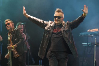 WROCLAW, POLAND - AUGUST 1, 2025: Music Festival Meskie Granie (Men's Playing). On the stage vocal