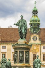 Monument of Emperor Francis I in the Hofburg Imperial Palace, Vienna, Austria