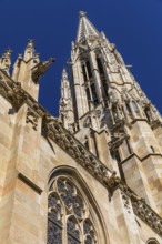 Church tower of the neo-gothic votive church, Vienna, Austria
