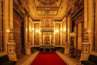 Magnificent foyer at the Vienna State Opera, Vienna, Austria