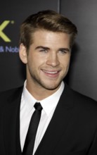 Liam Hemsworth at the Los Angeles premiere of 'The Hunger Games' held at the Nokia Theatre L.A.