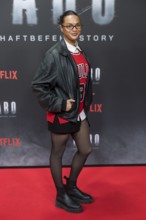 Taneshia Abt at the premiere of the Netflix film Babo in the Astor Film Lounge Berlin on 24.10.2025