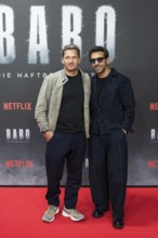 Paco-Luca Nitsche and Elyas M'Barek at the premiere of the Netflix film Babo in the Astor Film