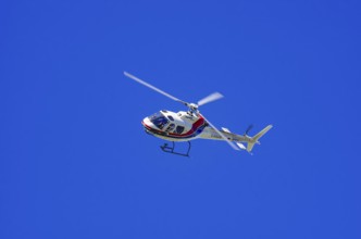 An Aerospatiale AS-350 BA Ecureuil helicopter, registration D-HAAN, from Meravo Air Company during