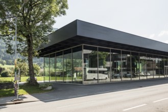 Werkraum Bregenzerwald, architect Peter Zumthor, Andelsbuch, Bregenzerwald, Vorarlberg, Alps,