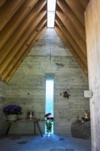 Modern chapel, Alm Enge, Hirschau, Kanisfluh, Bregenzerwald, Vorarlberg, Alps, Austria
