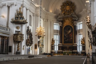 Interior of the Cathedral in Kalmar, Småland, Sweden Scandinavia