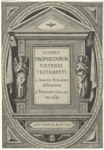 Title page of the book Icones Prophetarum veteris testamenti, à Ioanne Stradano delineatae, à