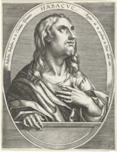 Habakkuk, a prophet in Tanakh. The script attributed to him belongs to the Book of Twelve Prophets.