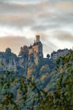 Lichtenstein Castle, also known as Württemberg's fairytale castle, built in the style of