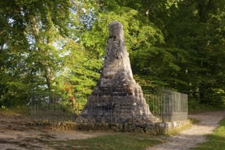 Lichtenstein Castle Memorial, the rocks of the Alb, geology, Lichtenstein, Swabian Jura,