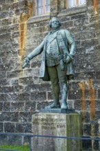 Bronze statue of Frederick William I King of Prussia, Hohenzollern Castle, ancestral home of the