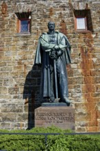Bronze statue of Frederick William III King of Prussia, Hohenzollern Castle, ancestral home of the