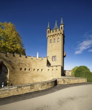 Eagle Tower and part of the fortification, Hohenzollern Castle, ancestral home of the House of