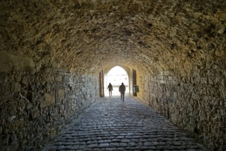 Access, Hohenzollern Castle, ancestral home of the House of Hohenzollern, noble family, German