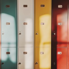 Drawers for clothes, dressing room, without people, AI generated