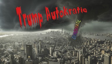 Symbolic image, USA, democracy in storm, freedom, individuality, social groups, humanity, press