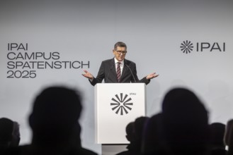 Prof. Reinhold R. Geilsdörfer, CEO of the Dieter Schwarz Foundation. ground-breaking ceremony