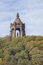 Kaiser-Wilhelm-Denkmal, Wald, Porta Westfalica, North Rhine-Westphalia, Germany