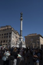 Colonna dell' Immacolata Column, Piazza di Spagna, Rome, Italy
