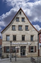 Historic residential and commercial building, built in 1869, renovation 1972, today Commerzbank,