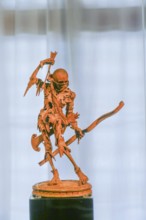 Figure Tödlein (in front of 1519, artist Hans Leinberger), Kunstkammer, interior photo, Ambras