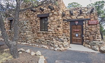 Grand Canyon National Park, Arizona - The Tusayan Ruin and Museum on the Grand Canyon's south rim.