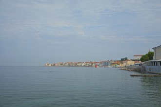 View of Piran, Adriatic Sea, Mediterranean Sea, Piran, Istria, Slovenia
